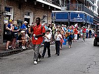 The start of French Quarter Jazz Festive